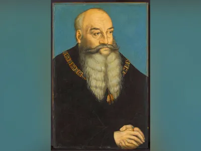 Portrait of George the Bearded, Duke of Saxony (circa 1534)&nbsp;is attributed to&nbsp;Lucas Cranach the Elder and his workshop.