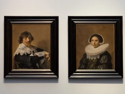 The artworks are the only pendant marital portraits of an Amsterdam couple that Hals ever created.