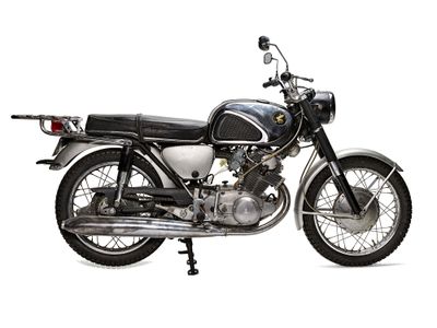 Robert M. Pirsig&rsquo;s 1966 Honda Super Hawk Motorcycle.